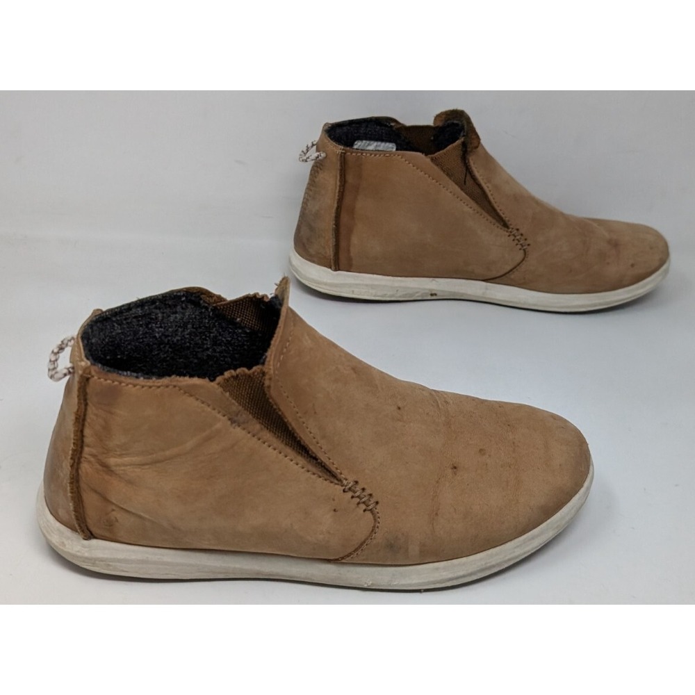 Olukai Hawai'iloa Manu Hope Waterproof Booties Women's Size 8.5 Brown Leather